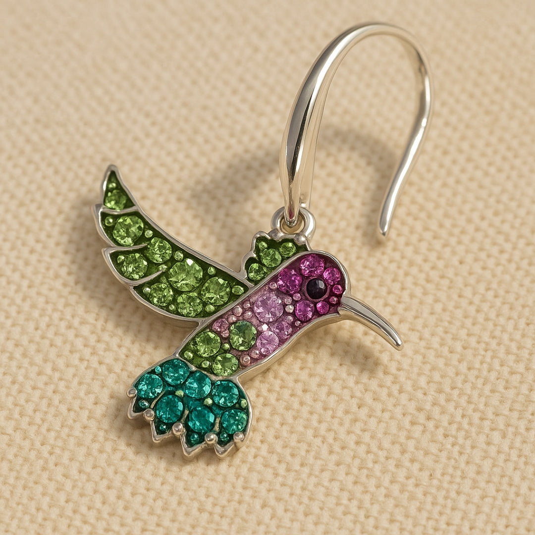 Colorful Hummingbird Sparkle Earrings™