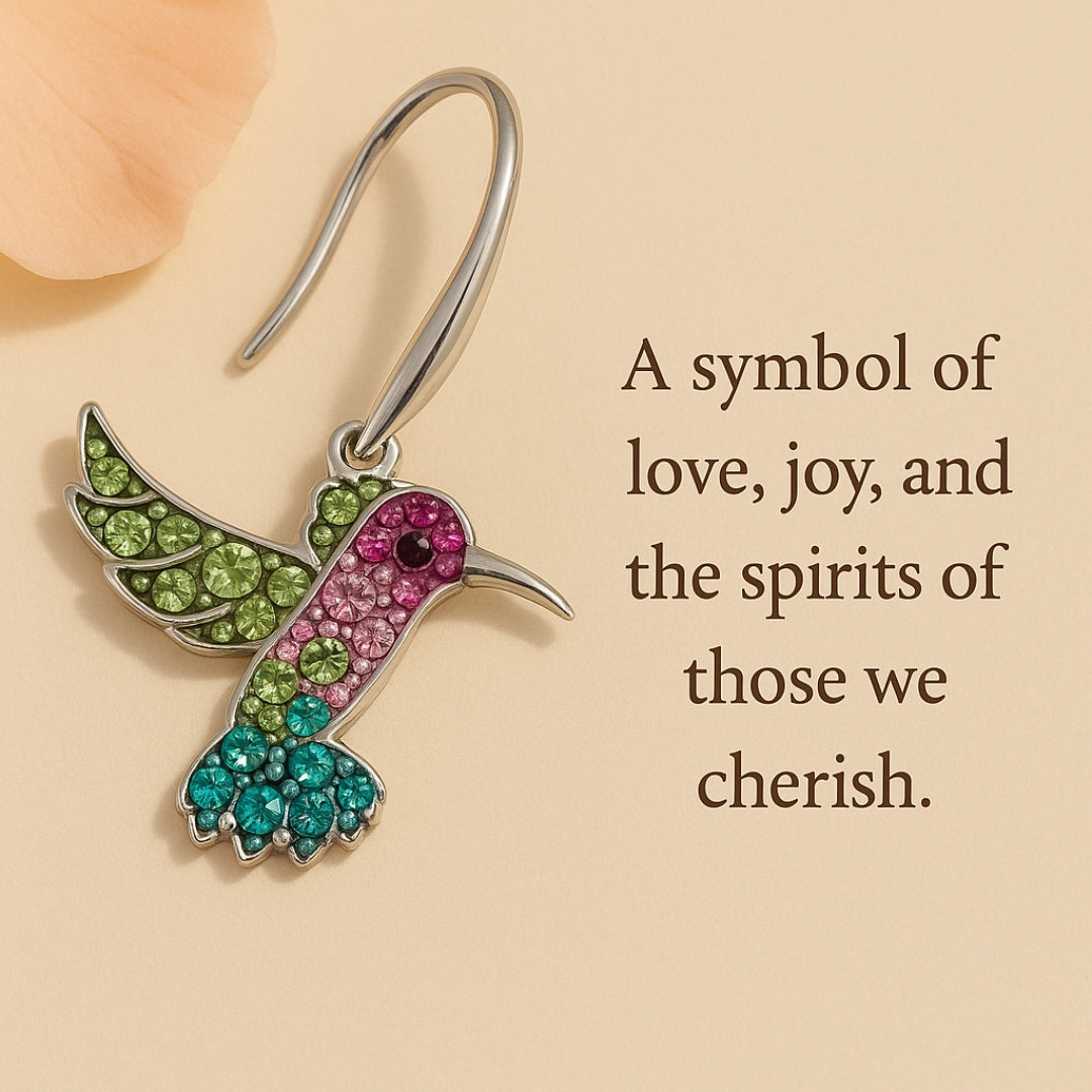 Colorful Hummingbird Sparkle Earrings™