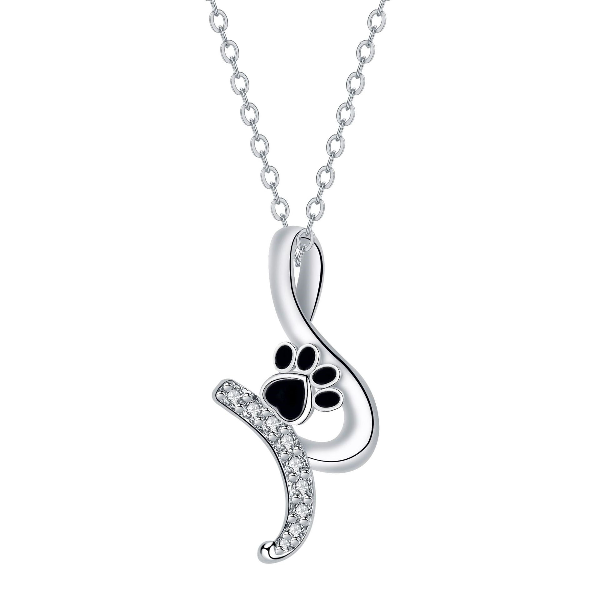 Cute Paw Print Pendant Necklace™