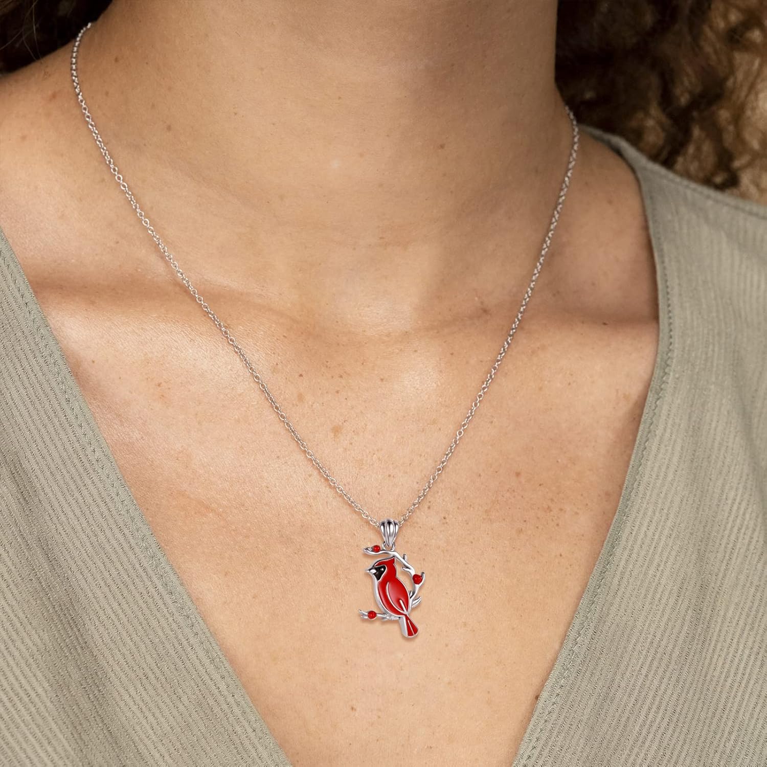 Red Cardinal Memorial Necklace™
