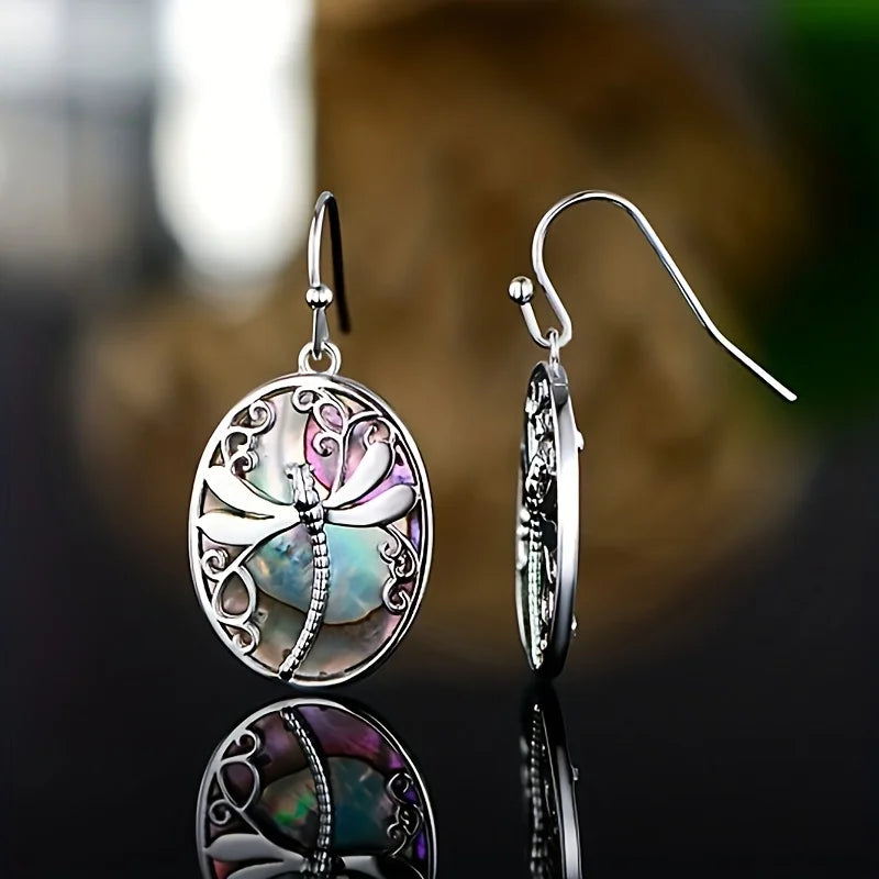 Abalone Shell Dragonfly Earrings™ – Symbol of Renewal & Grace