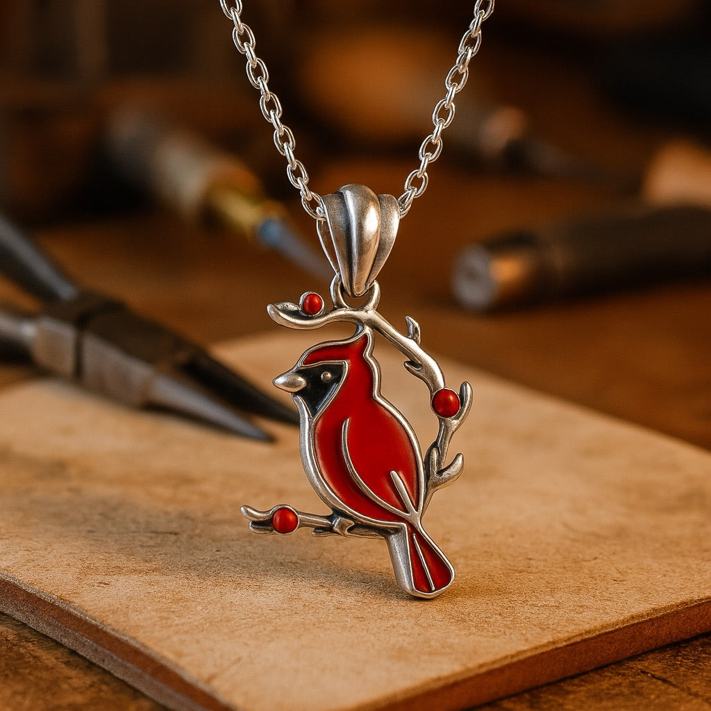 Red Cardinal Memorial Necklace™
