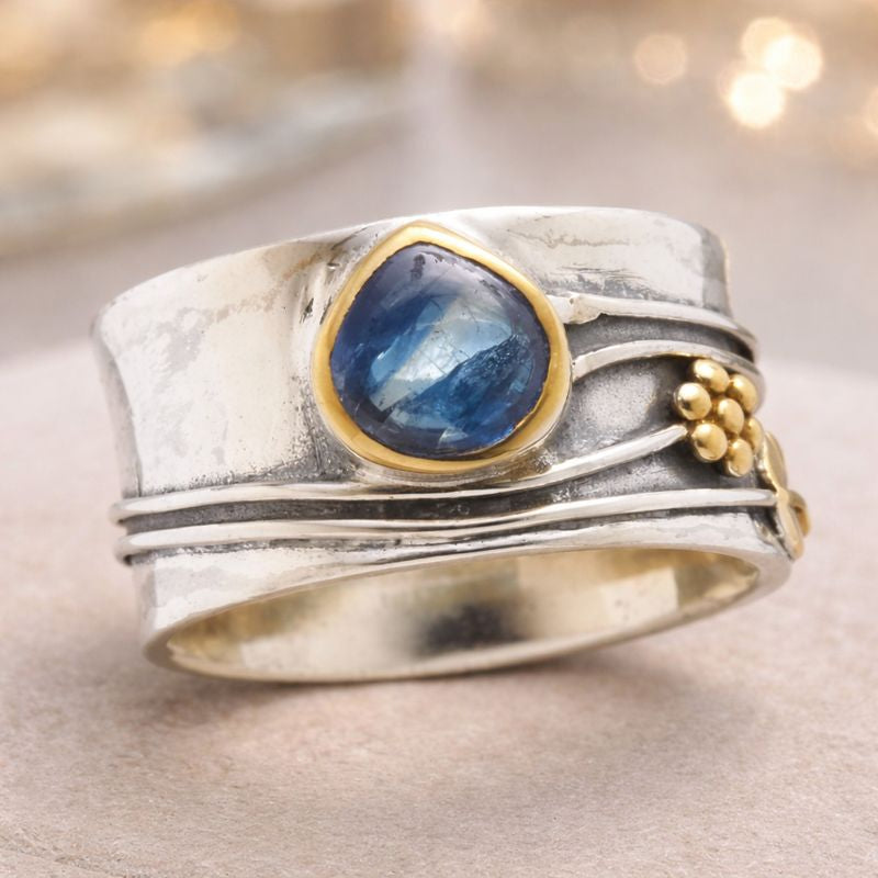 Bohemian Gemstone Meditation Ring