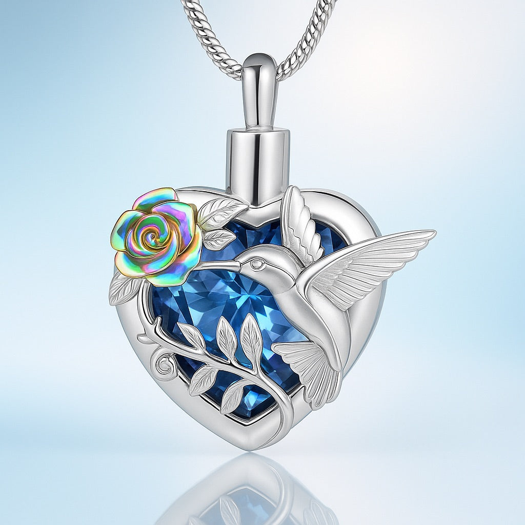 Hummingbird Heart Urn Necklace™