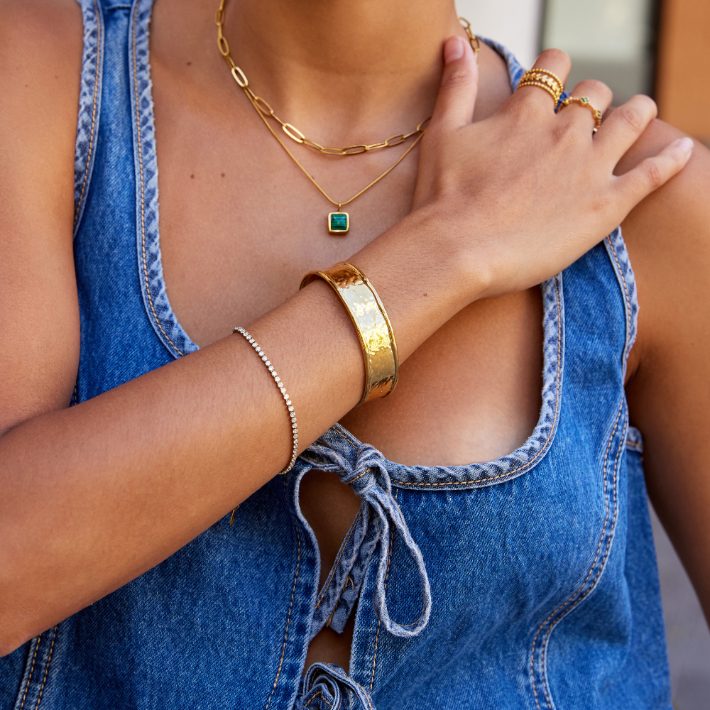 Nica Gold Bangle