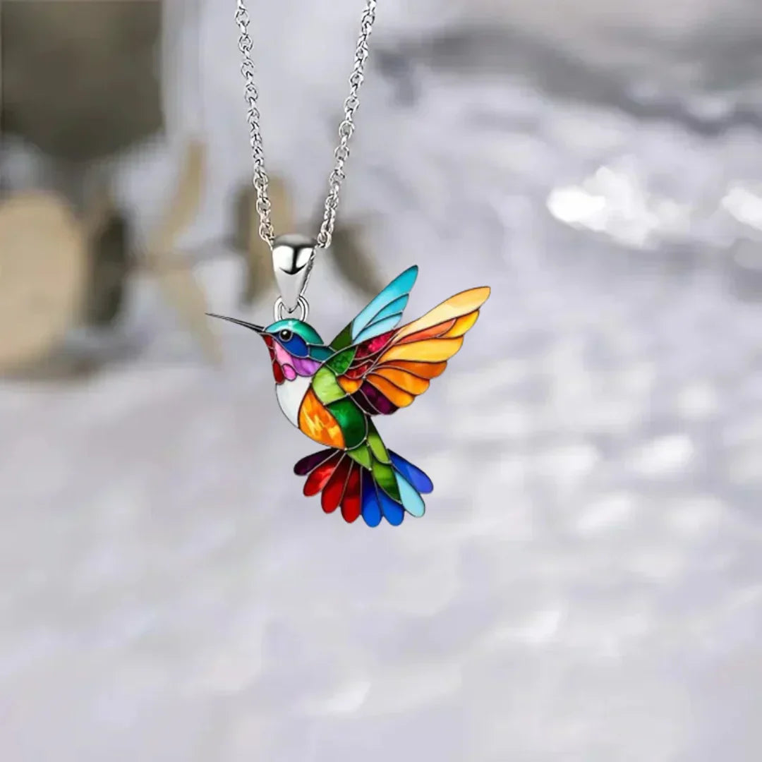 Beautiful Hummingbird Necklace with Bonus Earrings™ – Limited Time Offer