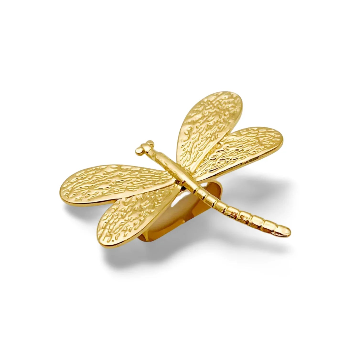 Adjustable Golden Dragonfly Ring™