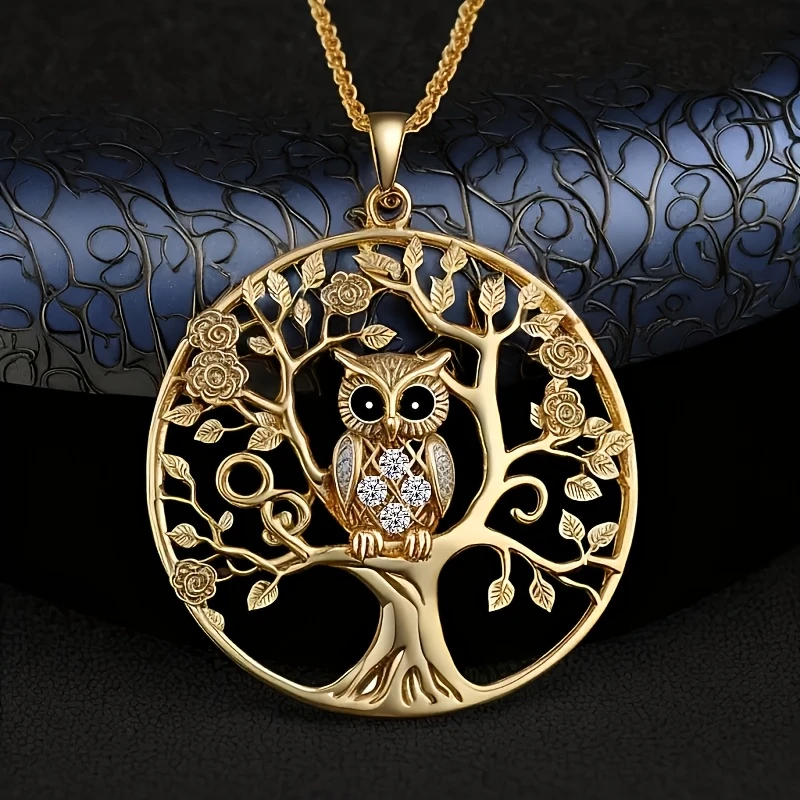 Golden Owl Tree of Life Necklace™