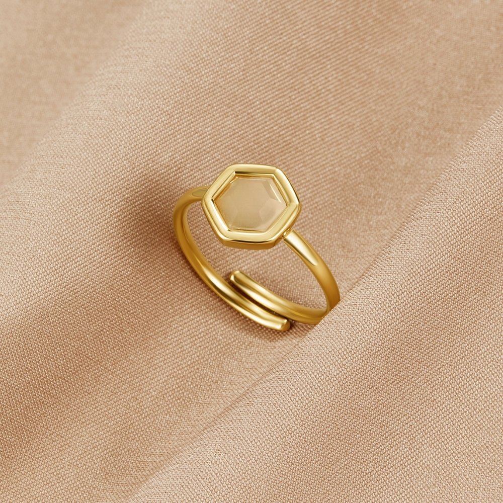 Ember Stone Gold Ring