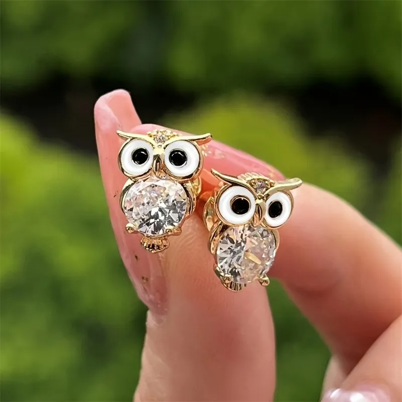 Vintage Crystal Owl Earrings™
