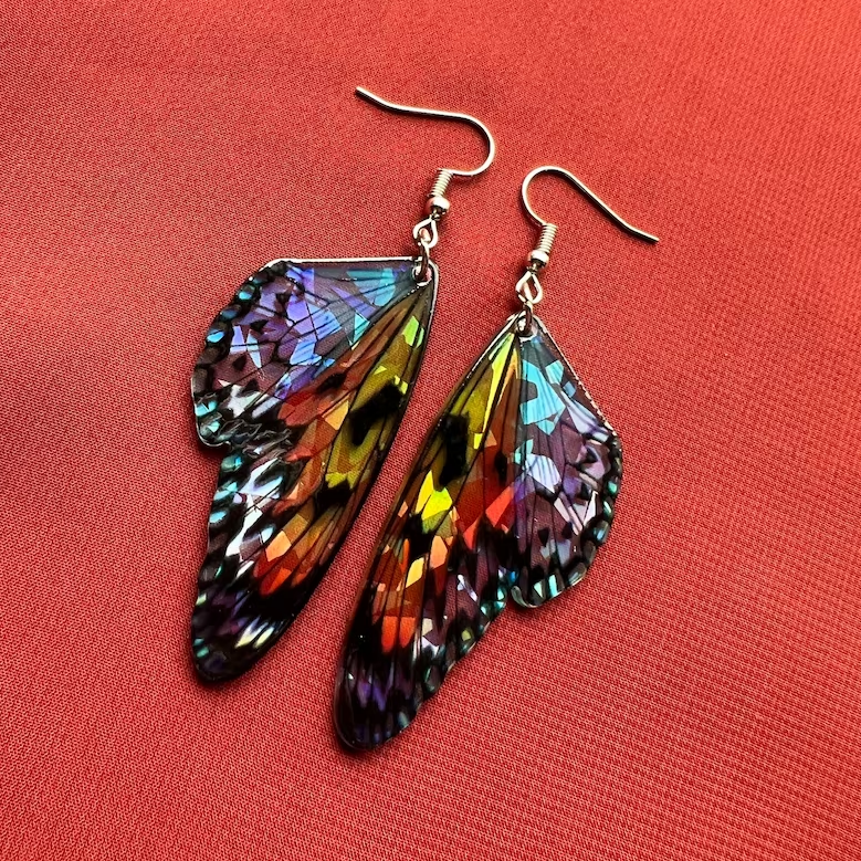 Vintage Butterfly Colorful Wings Earrings™