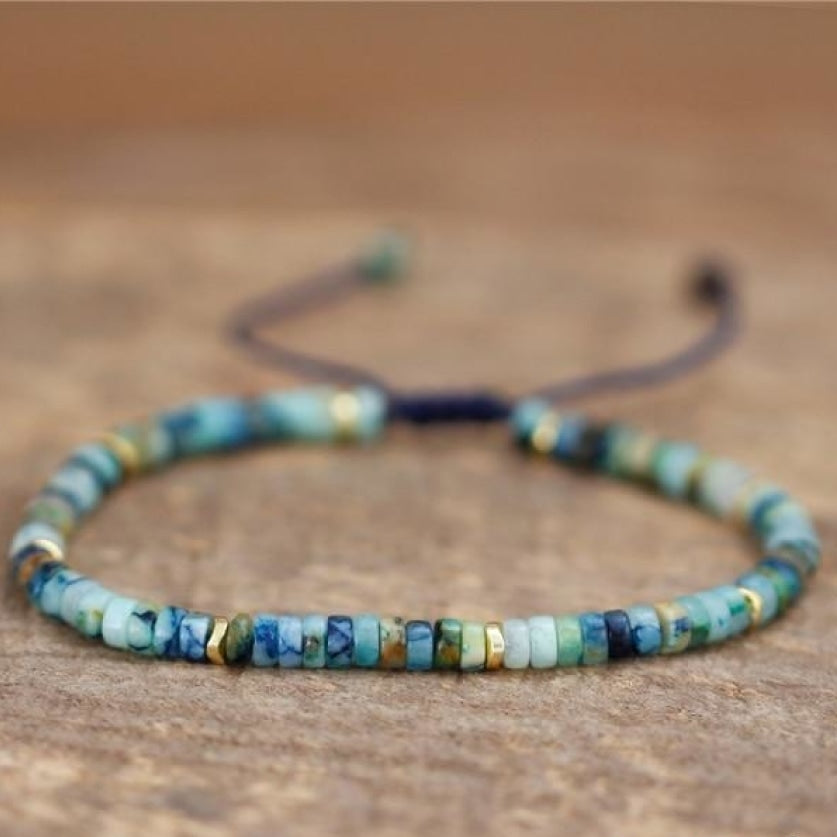 Natural Stone Boho Bead Bracelets