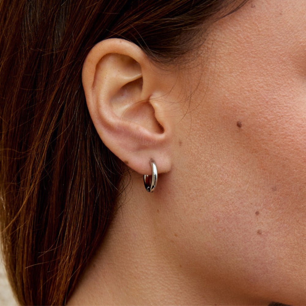 Silver Trio Mini Hoop Set