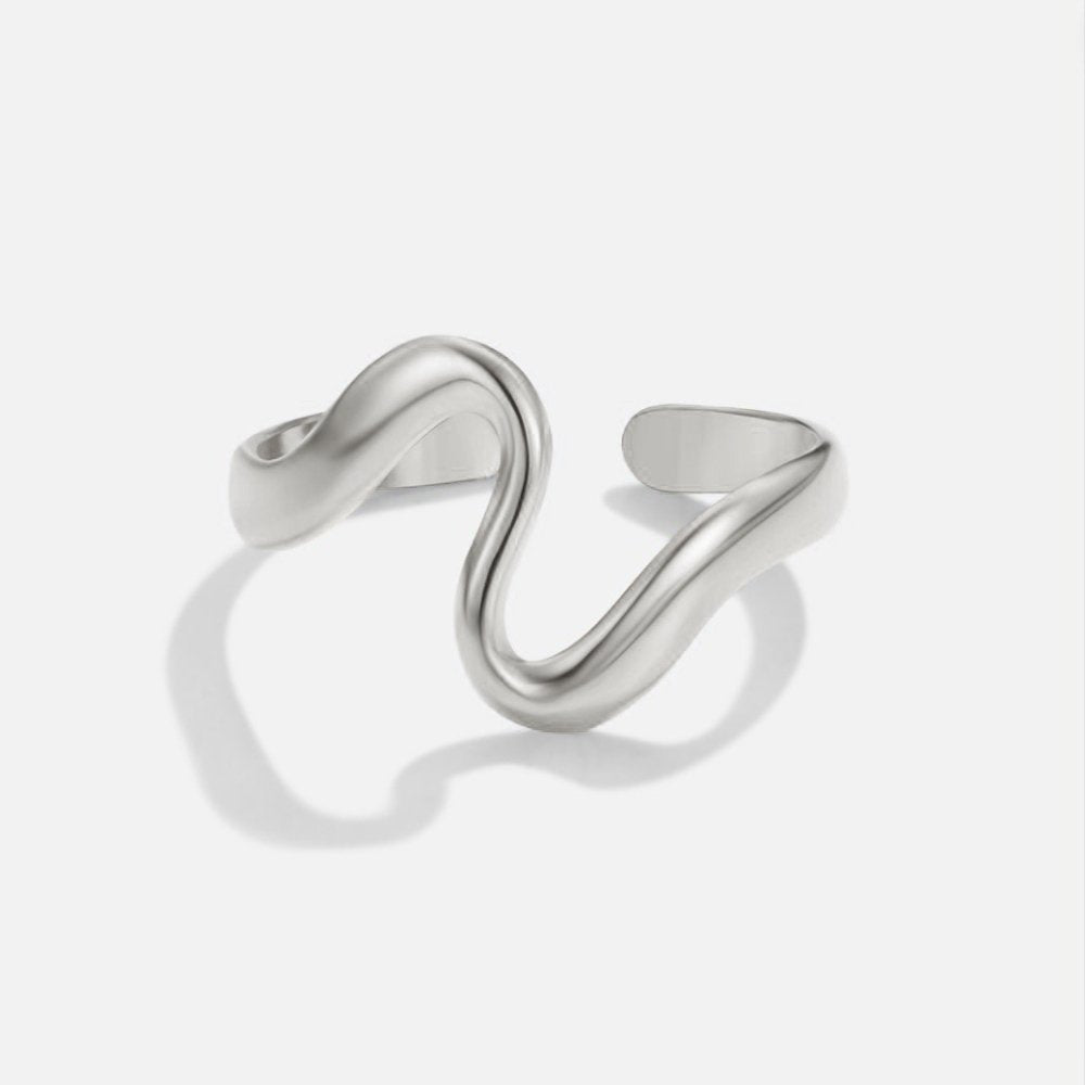 Silver Wave Ring