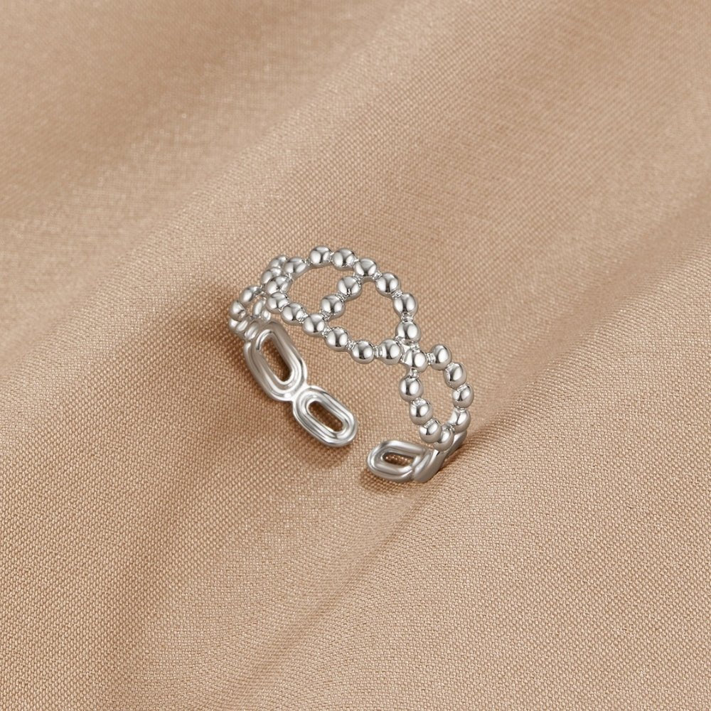 Silver Yulah Chain Ring