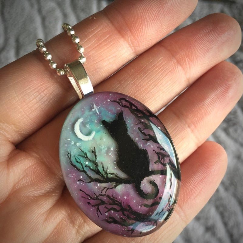 'The starry night' lovely cat necklace™