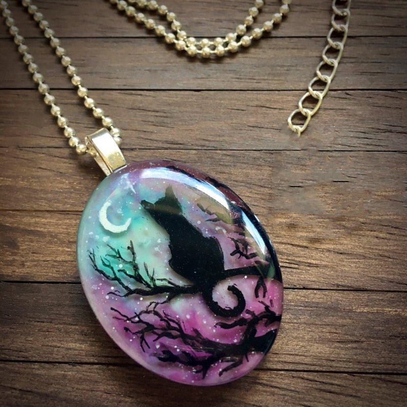 'The starry night' lovely cat necklace™