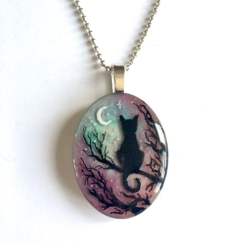 'The starry night' lovely cat necklace™