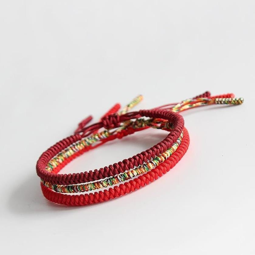 Tibetan Buddhist Handmade Lucky Knots Bracelet