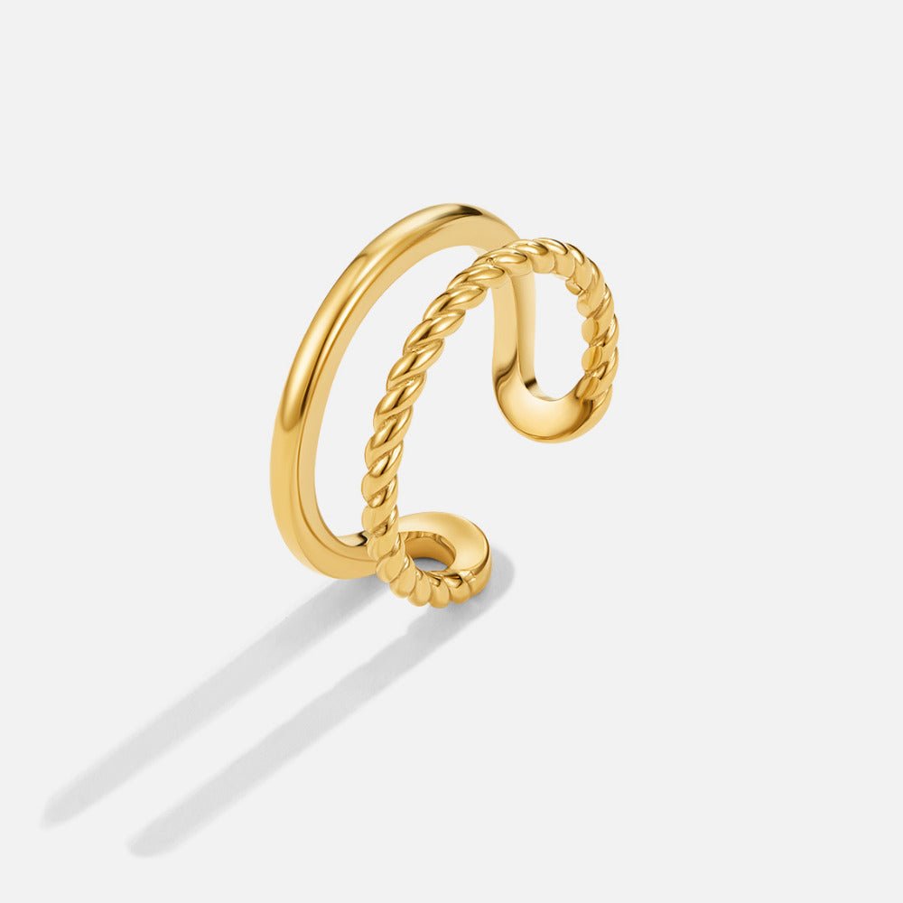 Twisted Tyra Gold Ring