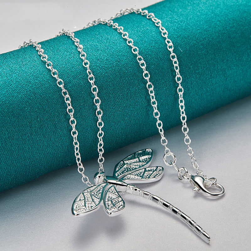Sterling Silver Dragonfly Necklace™ – Symbol of Grace & Transformation