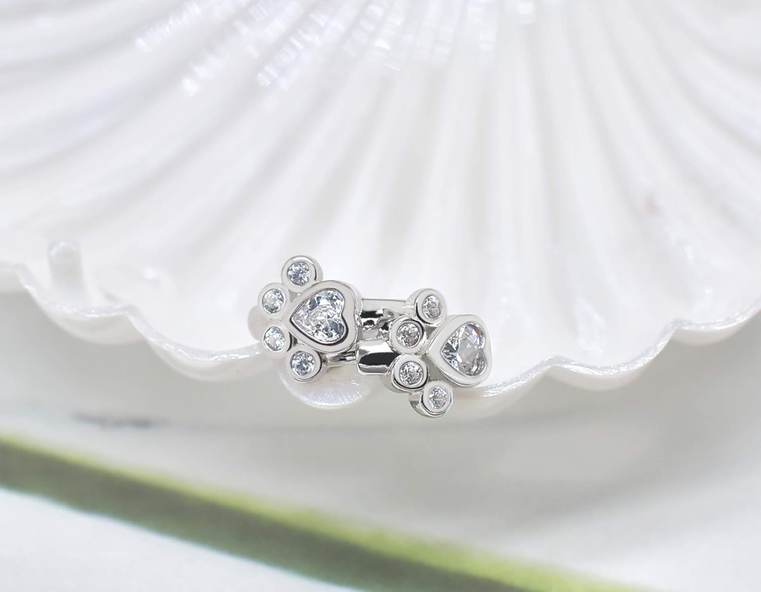 Paw Huggie Hoops with Sparkling Zirconia™