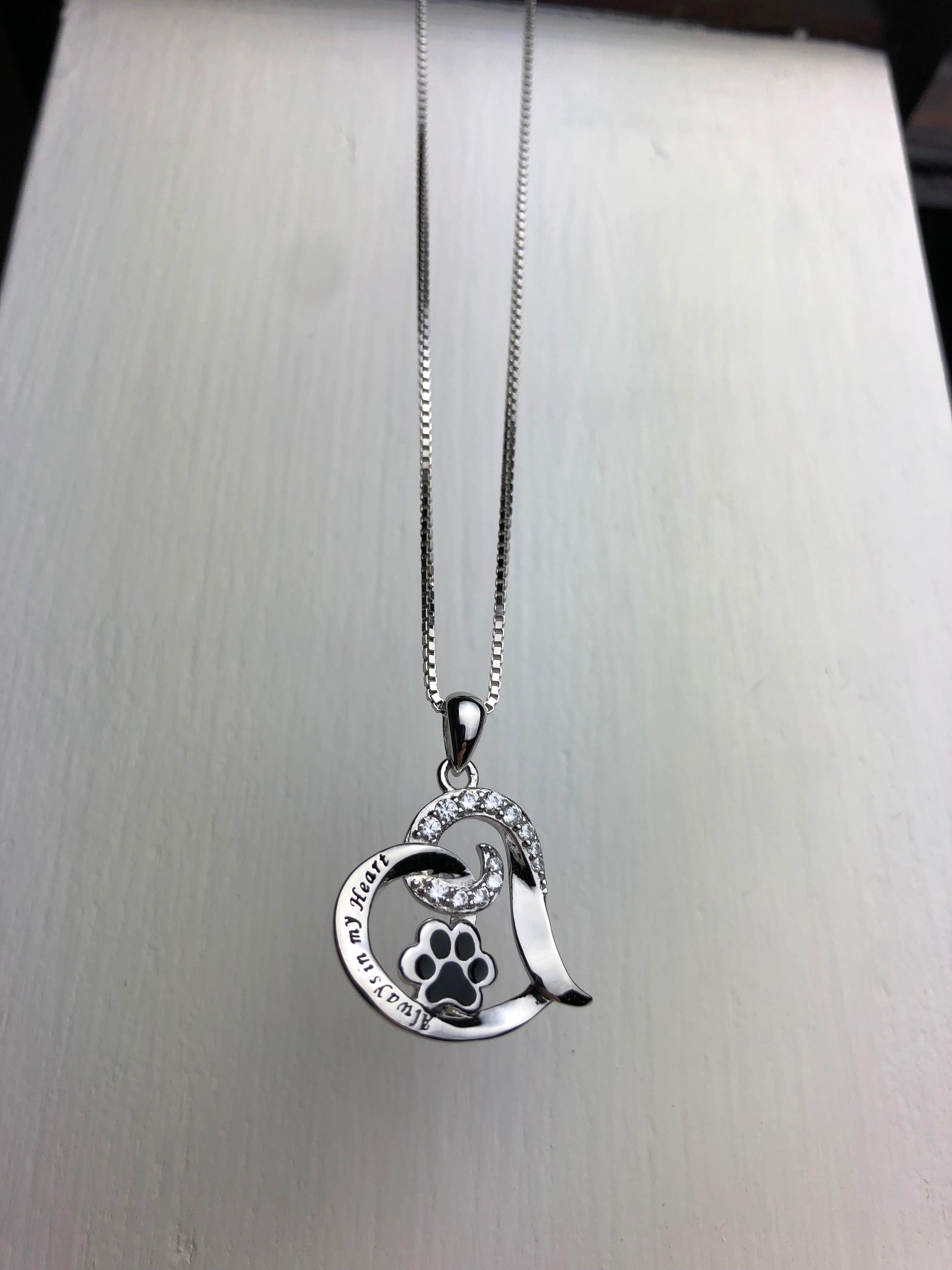 Elegant Dog Memorial Necklace™ – Stainless Steel