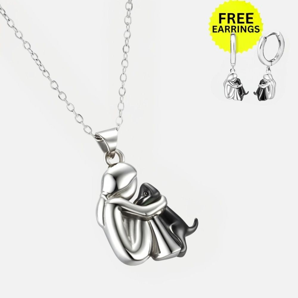 Hug Pendant Necklace with Bonus Earrings™ – Limited Time Offer