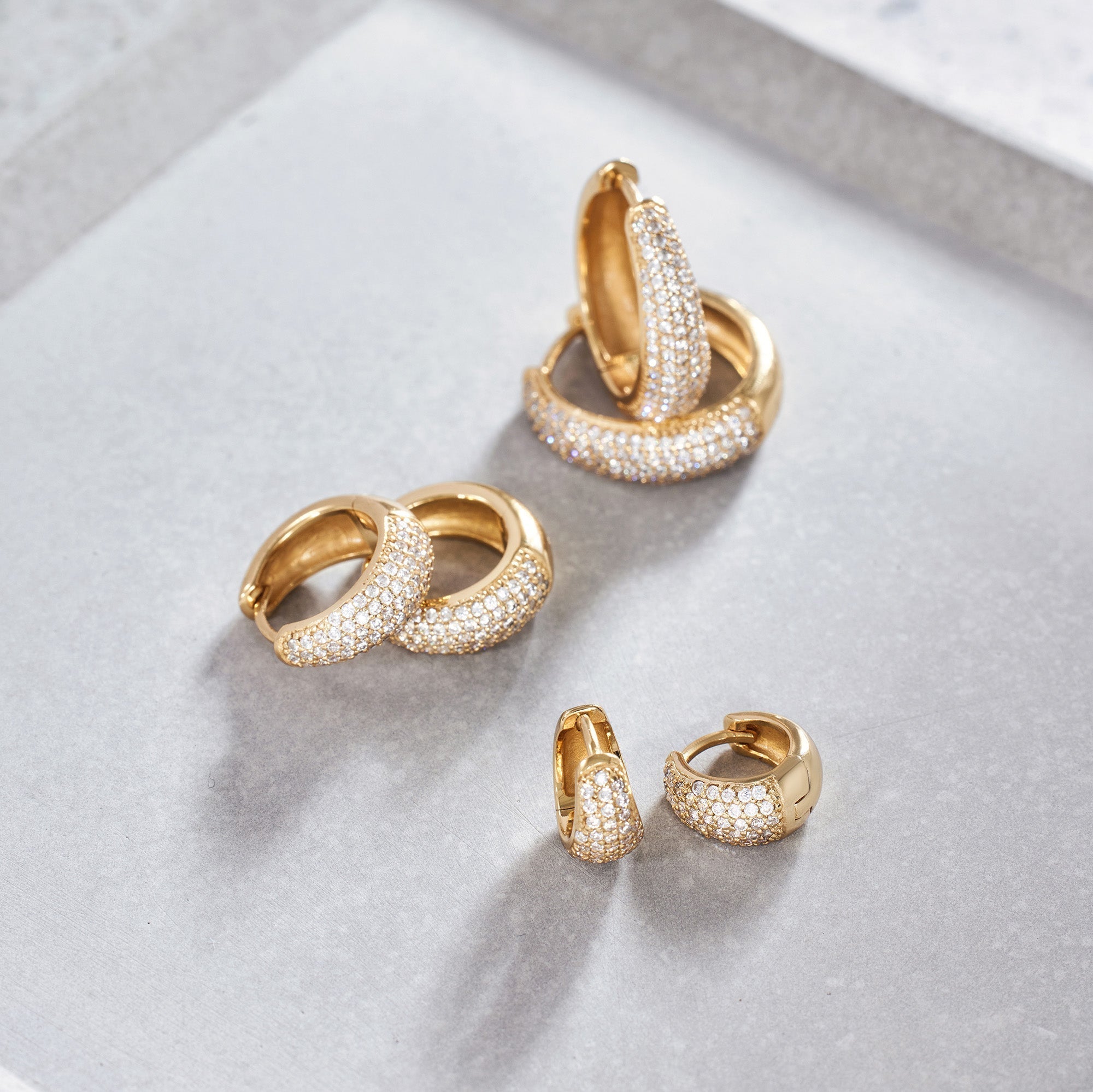 Jules Mini Hoops | Gold