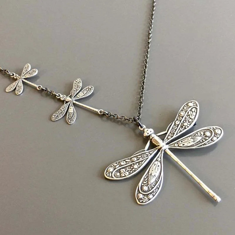 Vintage Dragonfly Necklace™ – Symbol of Change, Light & Freedom