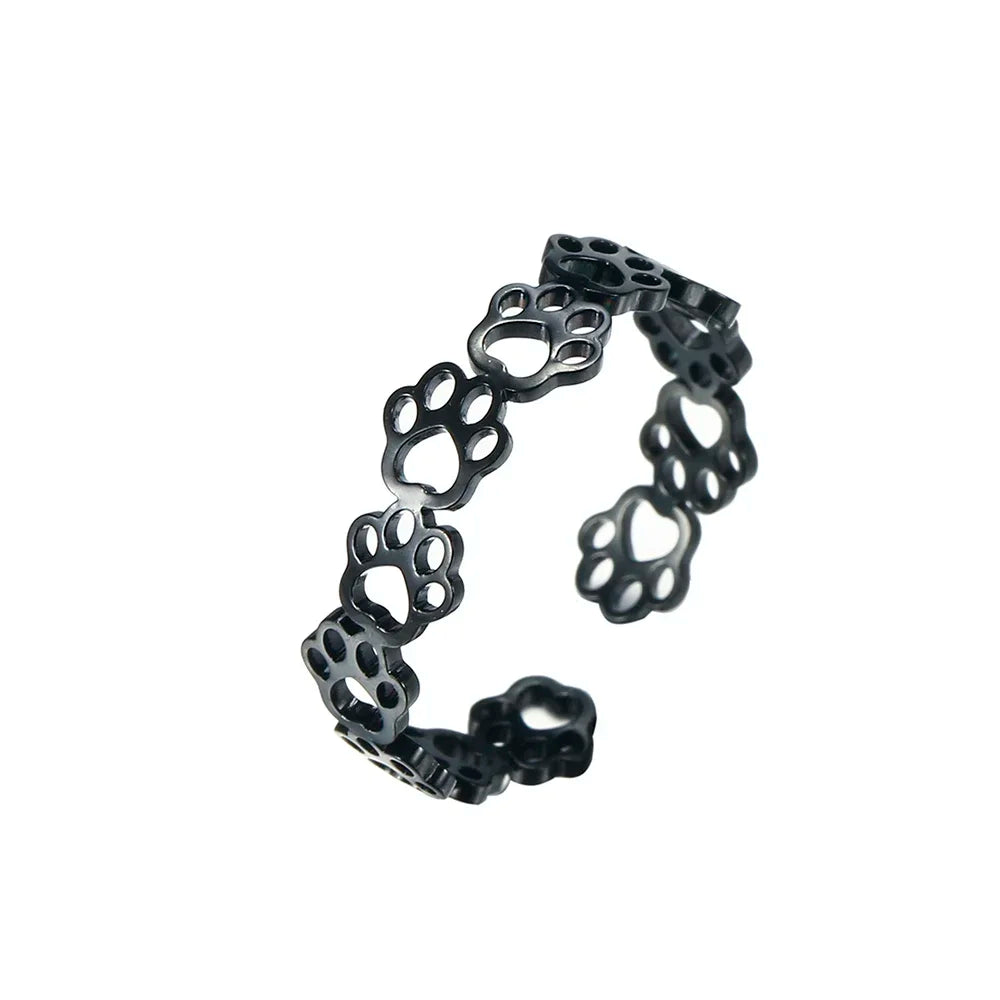 Adjustable Paw Print Ring™ – Made of Stainless Steel