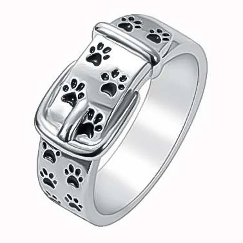 Cute and Stylish Dog-Inspired Collar Ring™