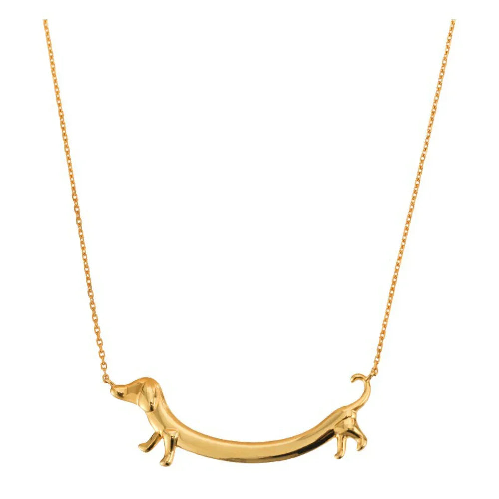 Gold-Tone Dachshund Necklace™