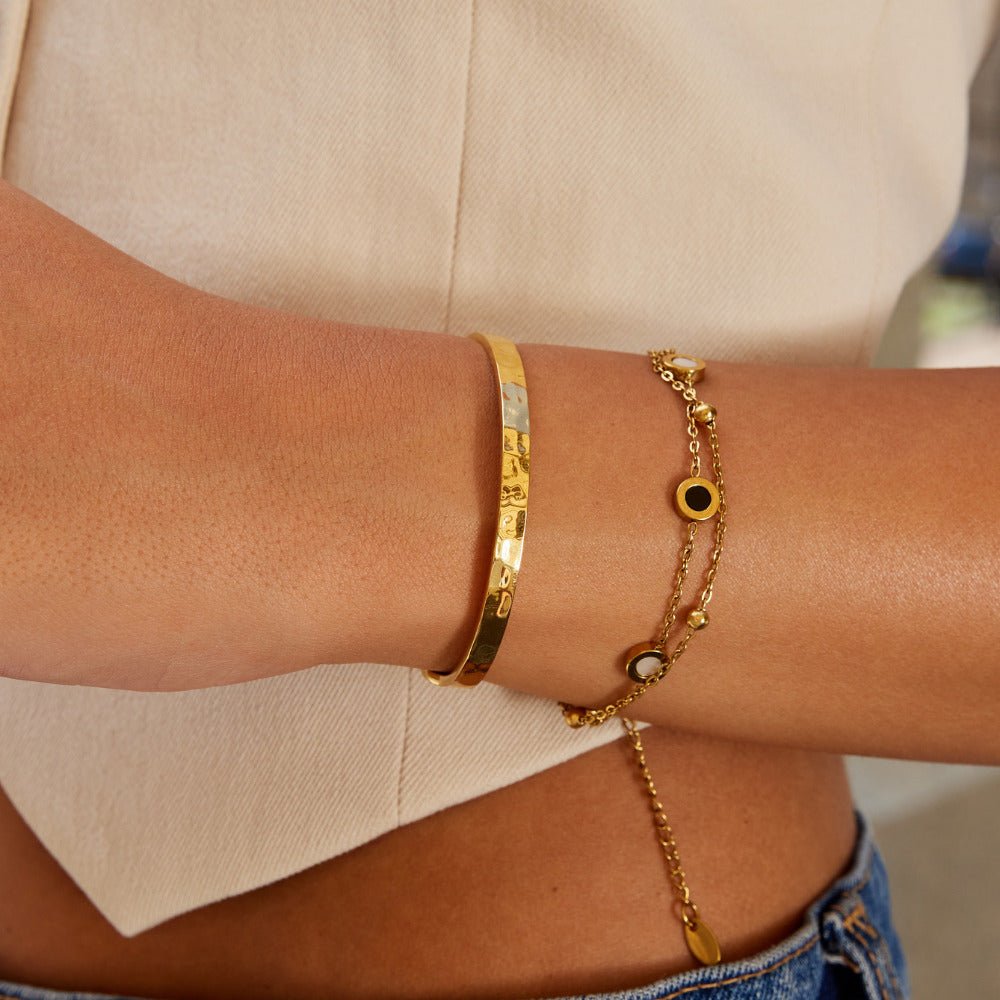Gold Alexa Bangle