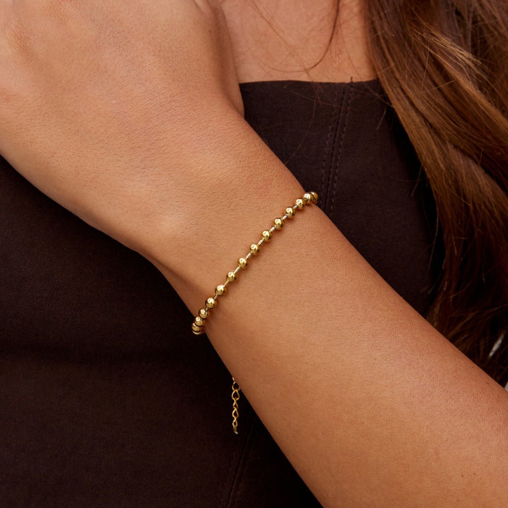 Gold Lulu Bead Bracelet