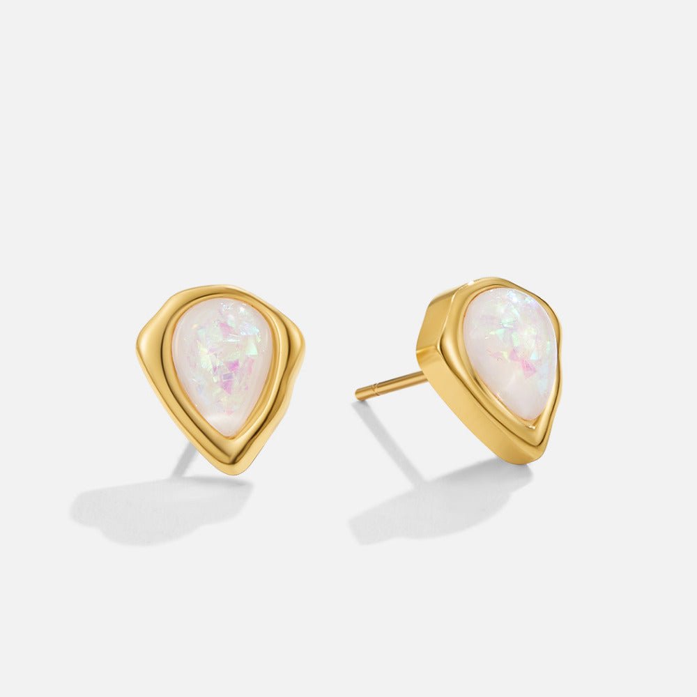 Lily Opal Stud Earrings