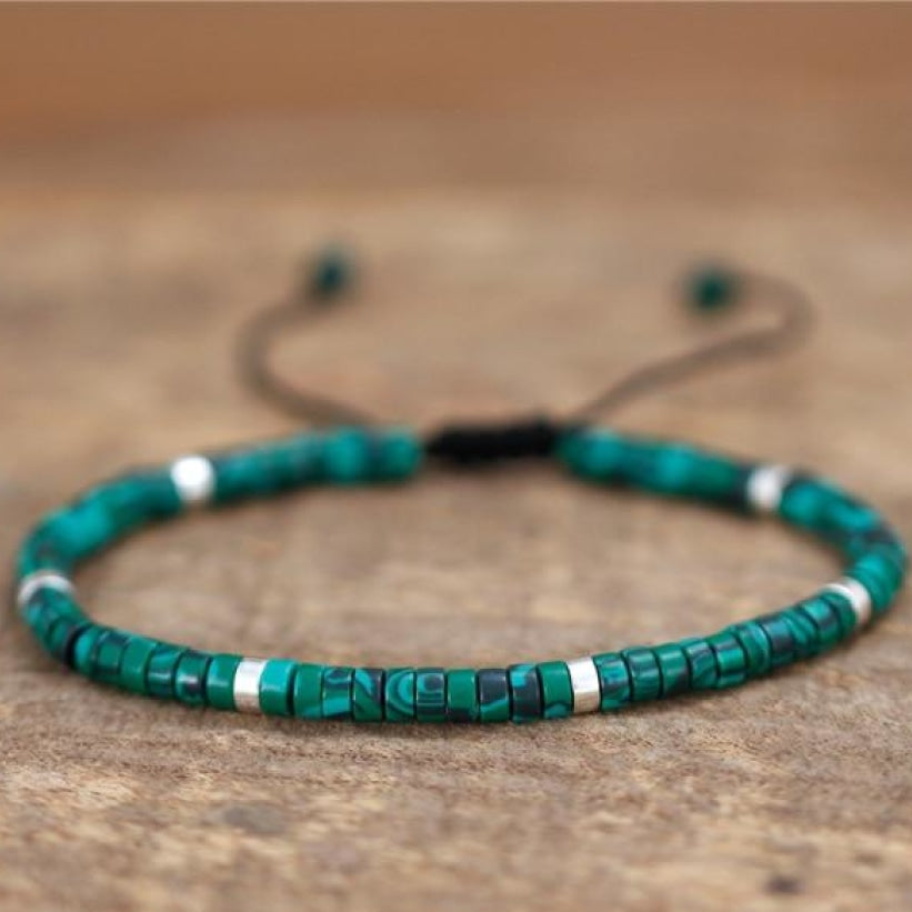 Natural Stone Boho Bead Bracelets