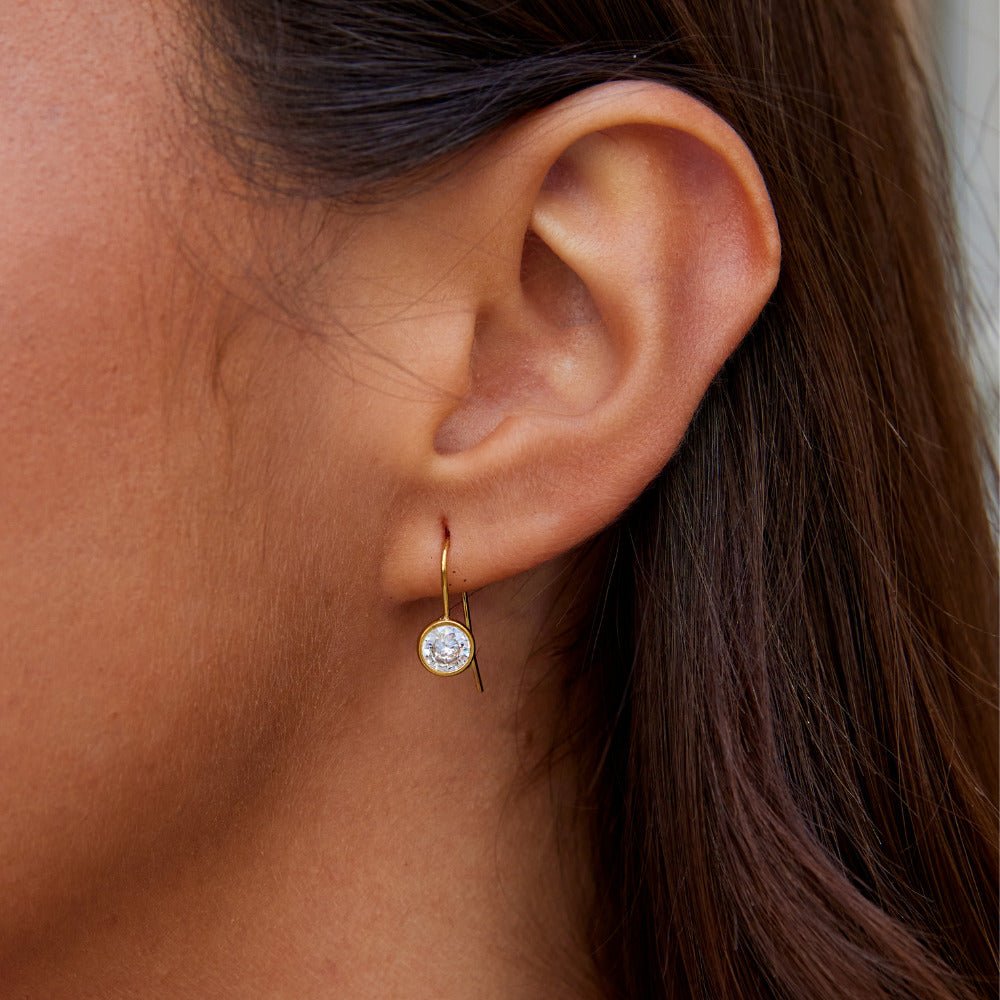 Olivia Crystal Drop Earrings