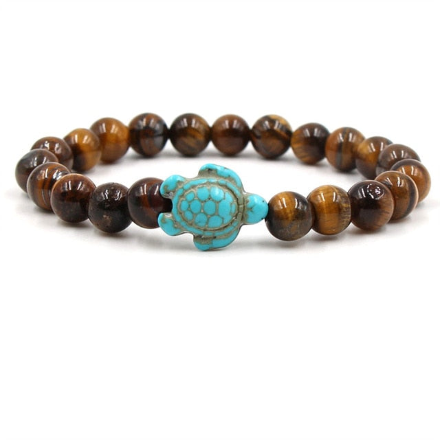 Unique Natural Stone Beads Turtle Bracelets™