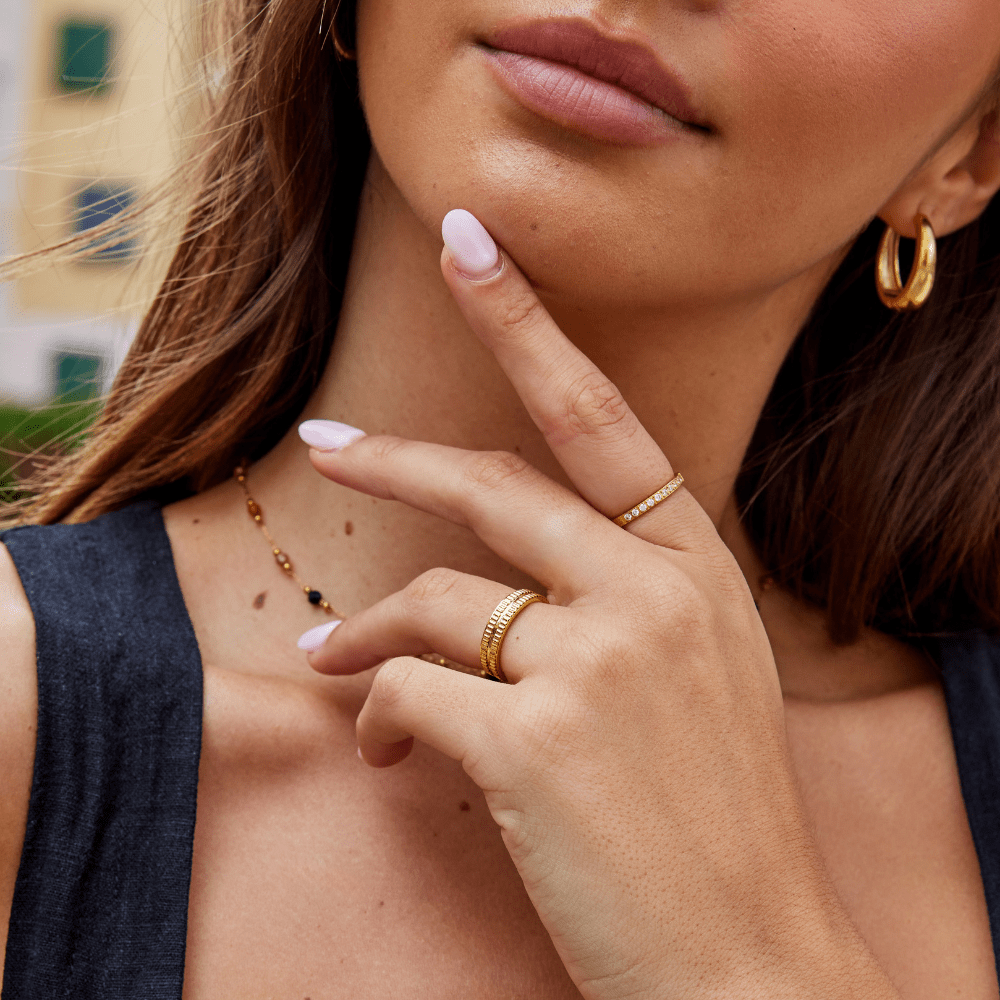 Rina Gold Band Ring
