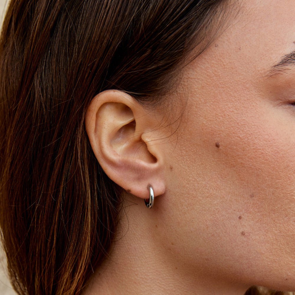 Silver Trio Mini Hoop Set