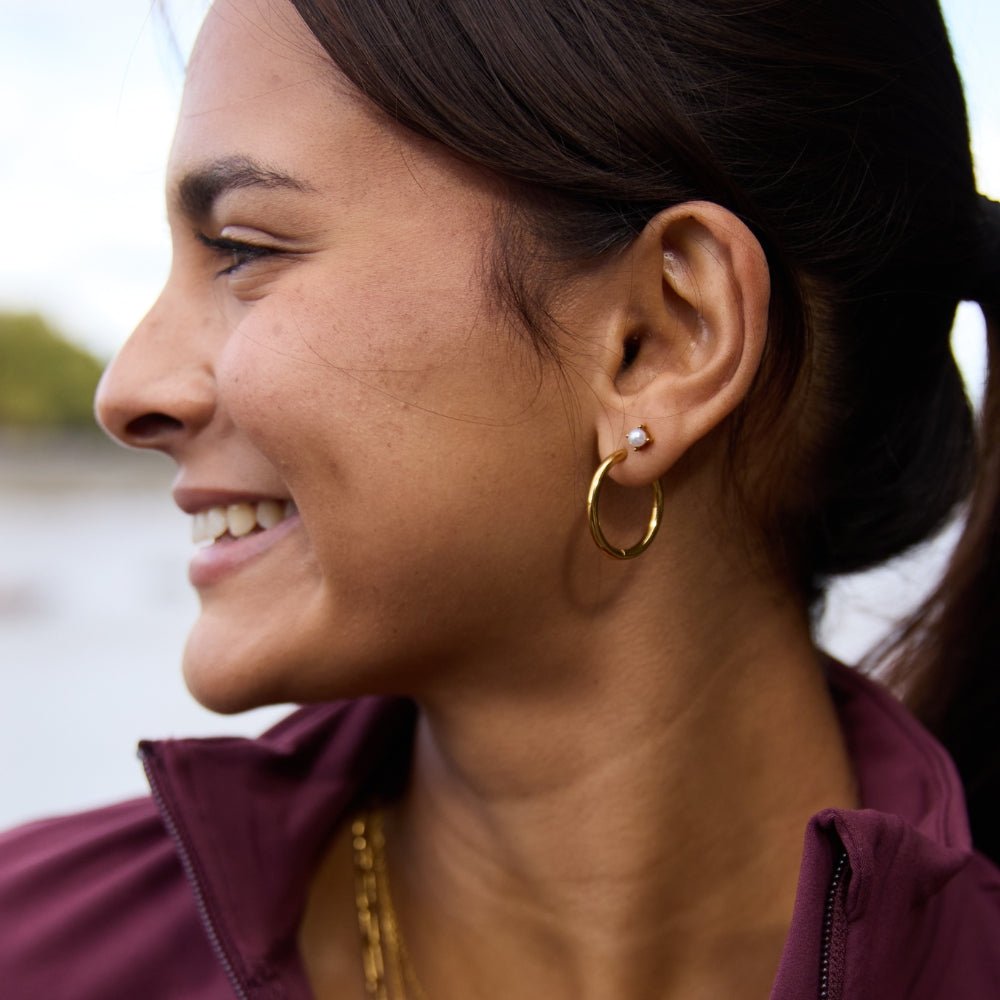 Triple Hoop Earrings Set